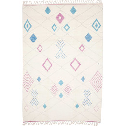 Hand Made Rug Berber Pakistan 218x325 Ivory Lig
