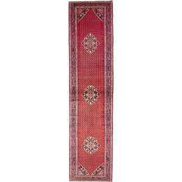 Tappeto Originale Hamadan Persia 115x480 Rosso