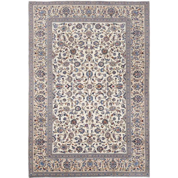 Tappeto Originale Kashan Persia 203x297 Avorio