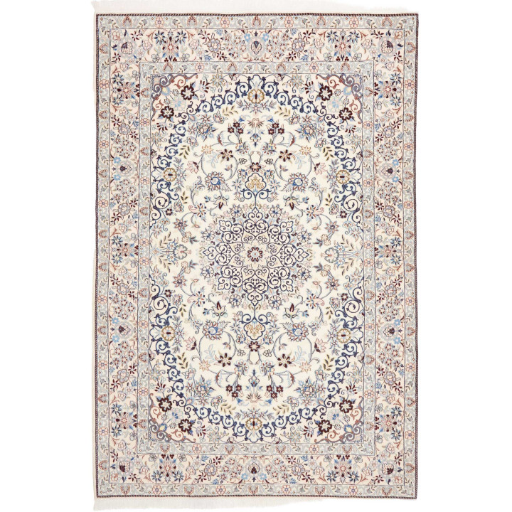 Hand Made Rug Nain 9la Persia 175x260 Ivory Blu