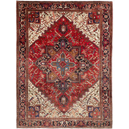 Hand Made Rug Gorawan Persia 256x337 Red Ivory