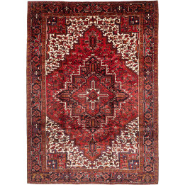 Hand Made Rug Gorawan Persia 244x340 Red Ivory