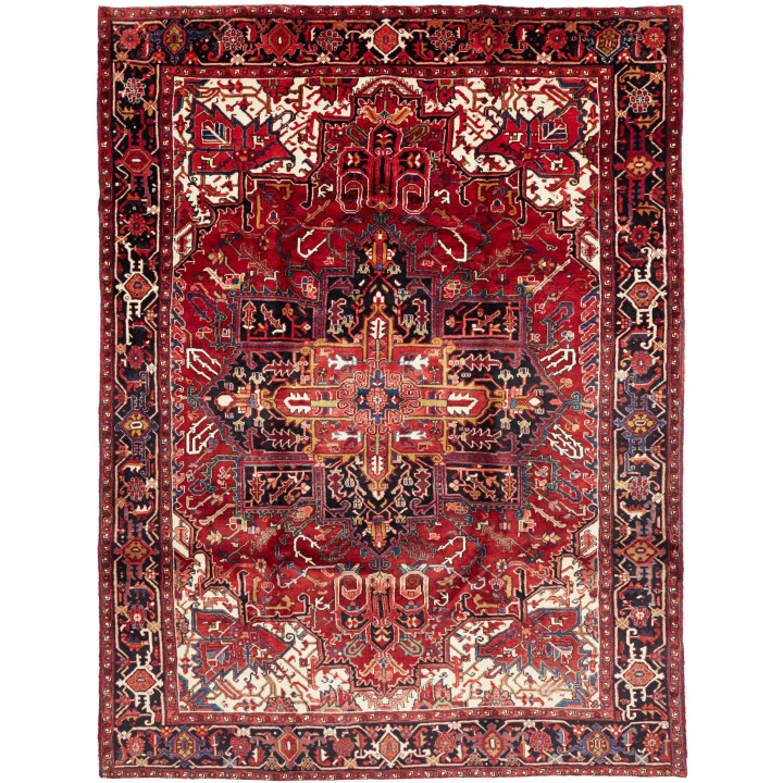 Hand Made Rug Gorawan Persia 257x340 Red Black
