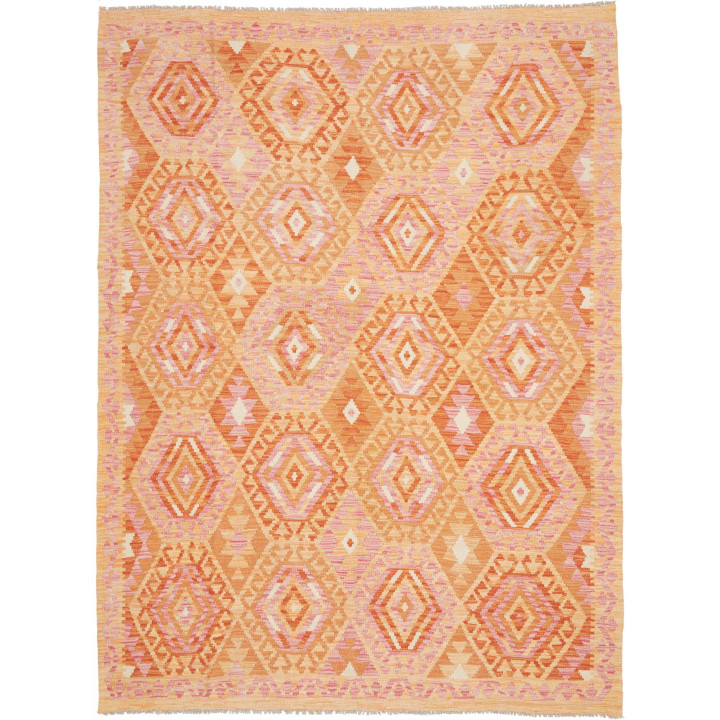 Hand Made Rug Kilim Afghanistan 173x230 Orange