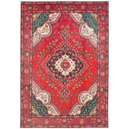 Tappeto Originale Tabriz Persia 210x300 Rosso A