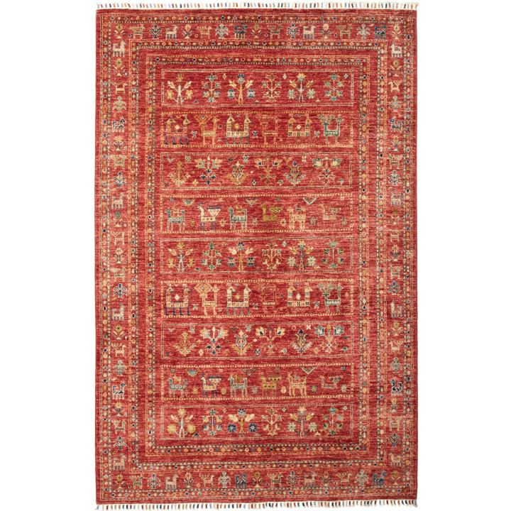 Hand Made Rug Istintia Pakistan 142x216 Brick R