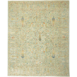 Hand Made Rug Floralia Pakistan 243x304 Sage Gr