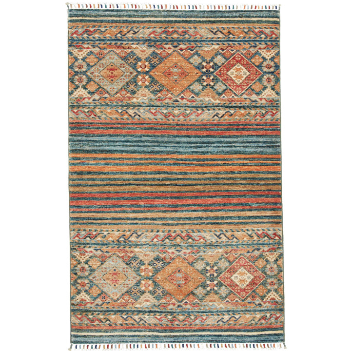 Tappeto Originale Istintia Pakistan 97x153 Blu