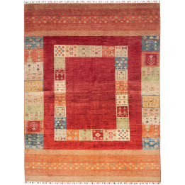 Hand Made Rug Gabbeh Nova Pakistan 210x280 Red