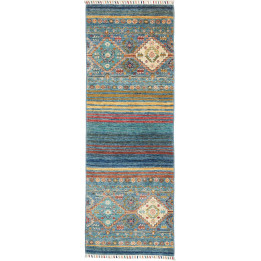 Tappeto Originale Istintia Pakistan 61x173 Blu