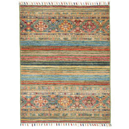 Hand Made Rug Istintia Pakistan 69x94 Petrol Gr