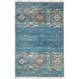 Hand Made Rug Istintia Pakistan 81x124 Petrol B