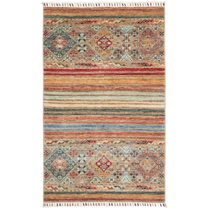 Hand Made Rug Istintia Pakistan 84x130 Beige Te