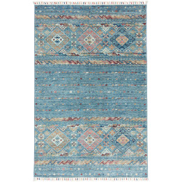 Hand Made Rug Istintia Pakistan 99x150 Light Bl