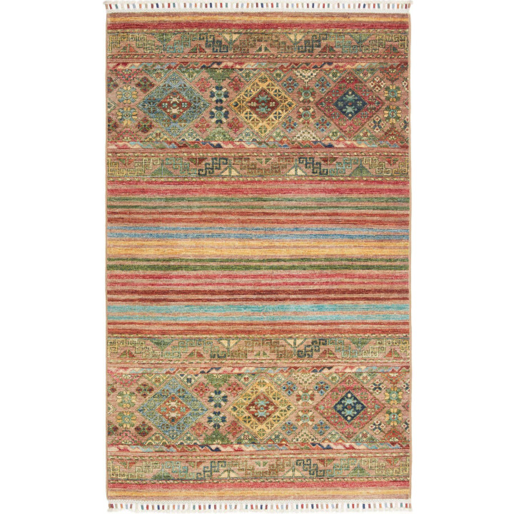 Hand Made Rug Istintia Pakistan 99x158 Brick Re
