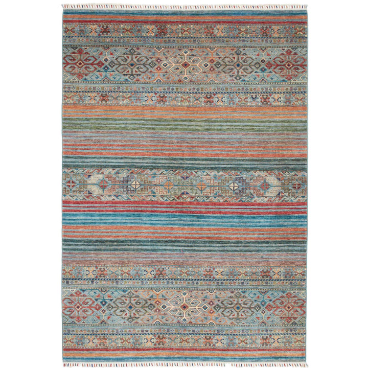 Tappeto Originale Istintia Pakistan 168x239 Blu