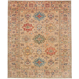 Hand Made Rug Kazak Fine Pakistan 251x307 Beige