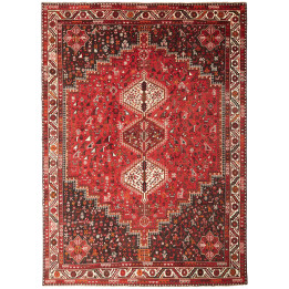 Tappeto Originale Shiraz Persia 215x302 Rosso M