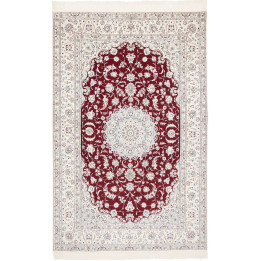Hand Made Rug Nain 6la Persia 155x240 Red Ivory