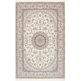 Hand Made Rug Nain 6la Persia 130x202 Ivory Blu