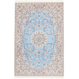 Tappeto Originale Nain 6la Persia 156x235 Azzur