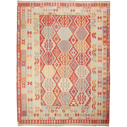 Hand Made Rug Kilim Afghanistan 254x340 Red Mul