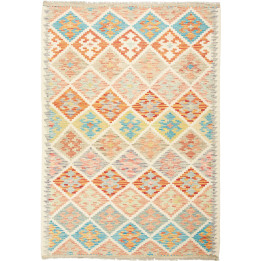Hand Made Rug Kilim Afghanistan 132x189 Orange