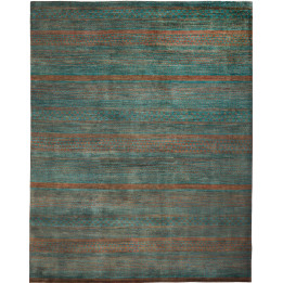 Hand Made Rug Cromopura Pakistan 246x314 Petrol