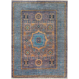Hand Made Rug Kairo Pakistan 149x203 Petrol Blu