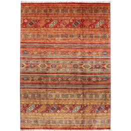 Hand Made Rug Samarkand Pakistan 214x294 Brick