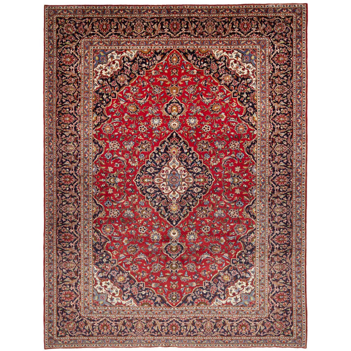 Hand Made Rug Ardakan Persia 303x393 Red Dark B