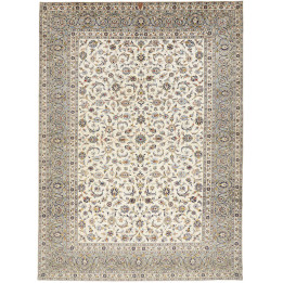 Tappeto Originale Kashan Persia 260x354 Avorio