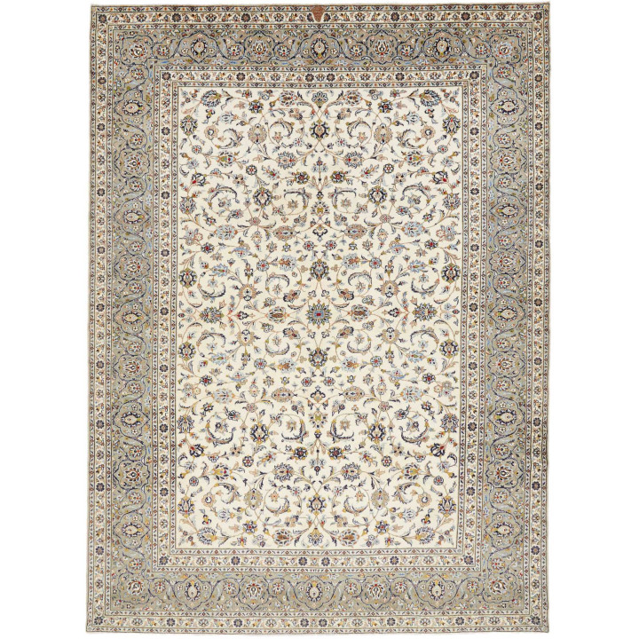Tappeto Originale Kashan Persia 260x354 Avorio