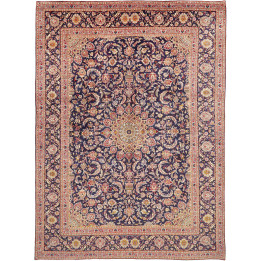 Hand Made Rug Kashmar Persia 300x400 Dark Blue