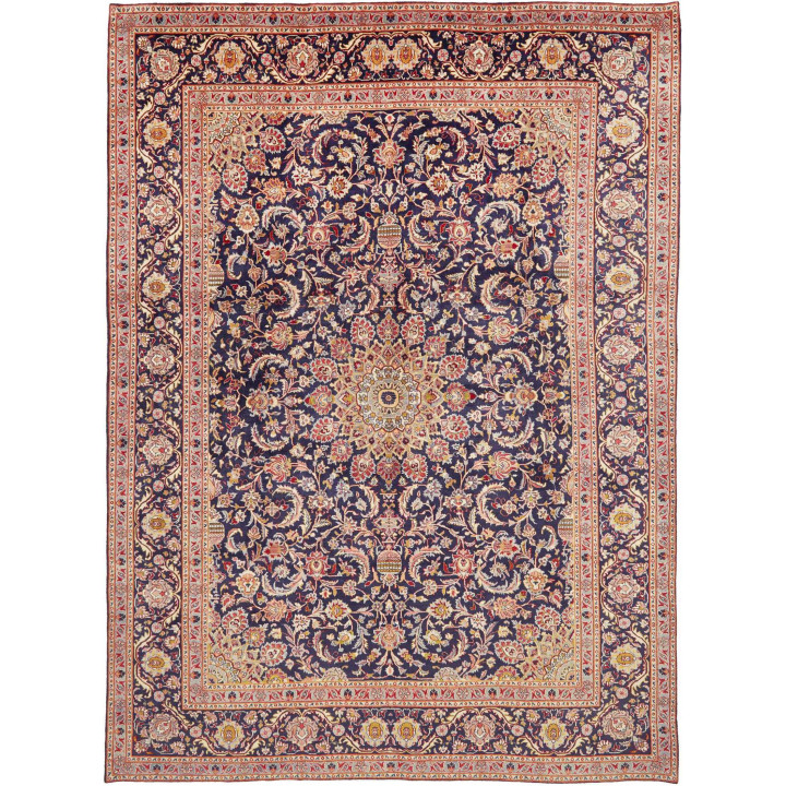 Hand Made Rug Kashmar Persia 300x400 Dark Blue