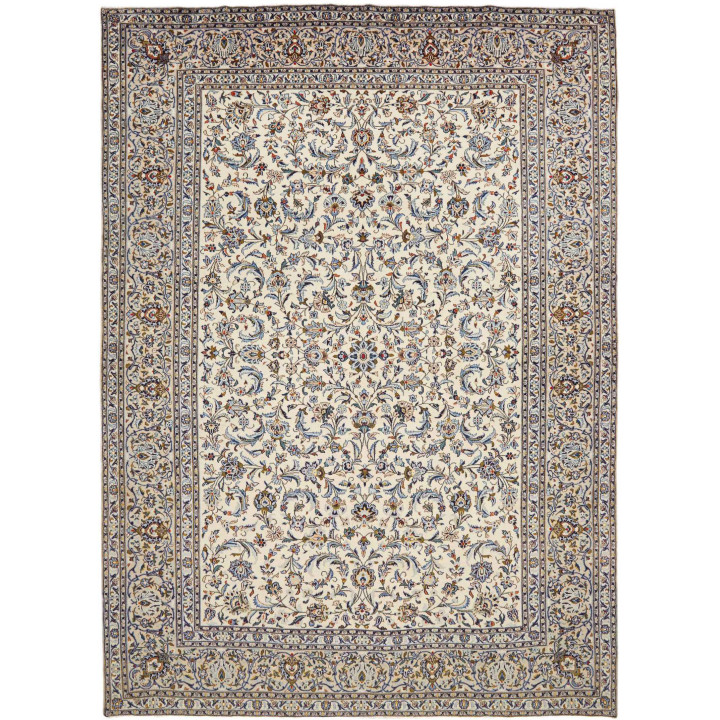 Hand Made Rug Kashan Persia 300x415 Ivory Indig