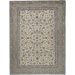 Tappeto Originale Kashan Persia 300x410 Avorio