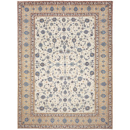Tappeto Originale Kashan Persia 325x440 Avorio