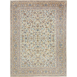 Tappeto Originale Kashan Persia 296x395 Avorio