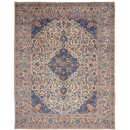 Hand Made Rug Kashmar Persia 300x375 Beige Blue