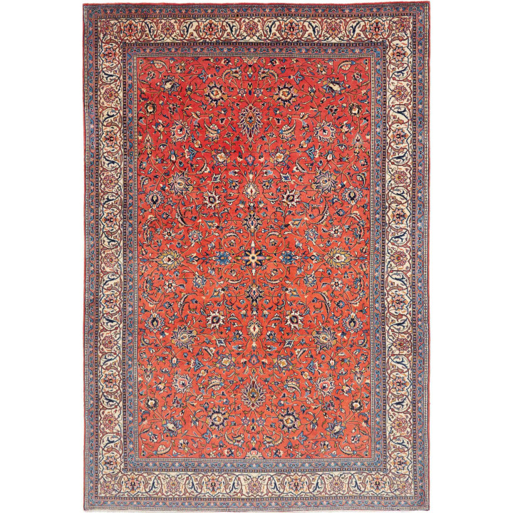 Tappeto Originale Sarough Persia 245x355 Rosso