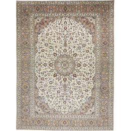 Tappeto Originale Kashan Persia 295x392 Beige A