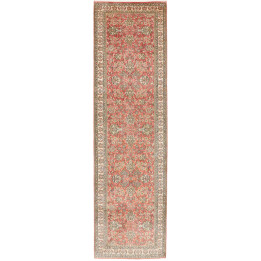 Tappeto Originale Kashmir India 81x281 Rosa Cor