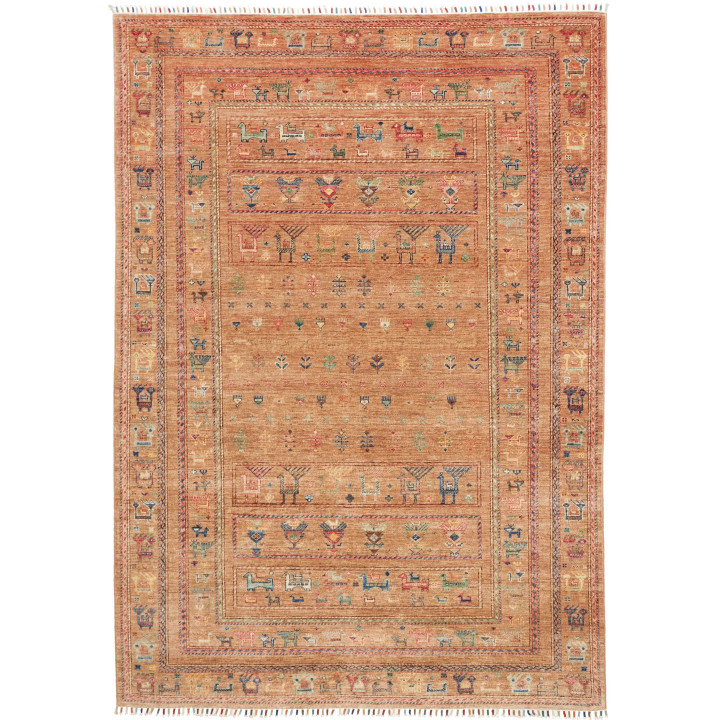 Hand Made Rug Istintia Pakistan 171x243 Orange