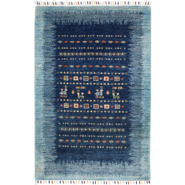 Hand Made Rug Gabbeh Nova Pakistan 100x149 Dark