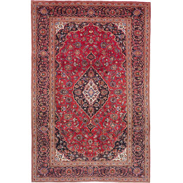 Hand Made Rug Ardakan Persia 205x310 Red Dark B