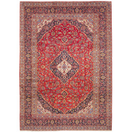 Hand Made Rug Ardakan Persia 254x356 Red Dark B