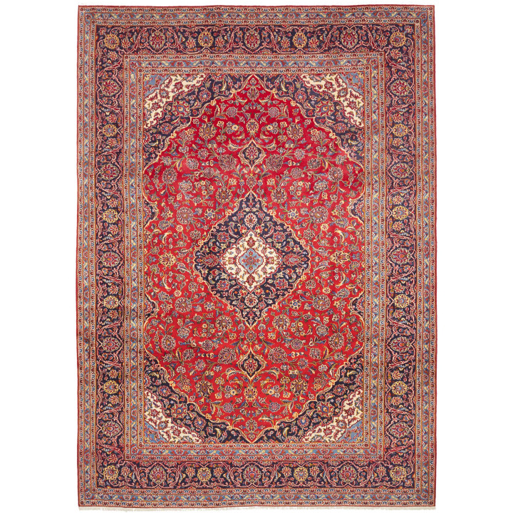 Hand Made Rug Ardakan Persia 254x356 Red Dark B