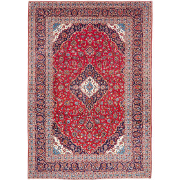 Hand Made Rug Ardakan Persia 247x355 Red Dark B