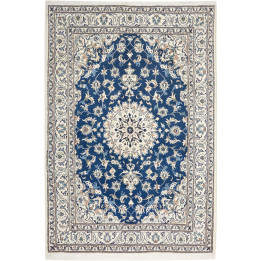 Hand Made Rug Nain Kashmar Persia 163x245 Blue